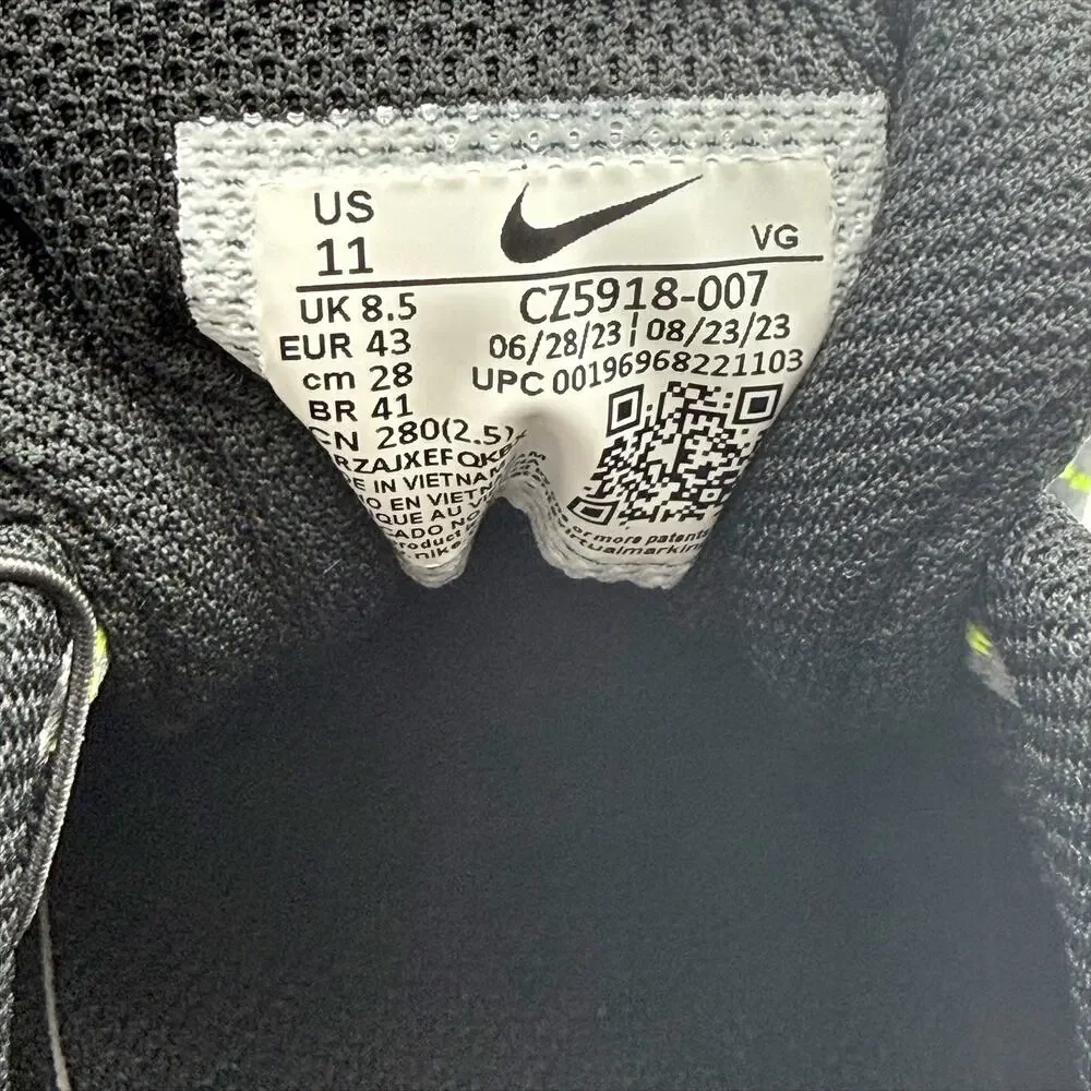 Nike Womens Hyperdiamond 4 Keystone Softball Cleats US 11 Black Grey CZ5918 NWOB